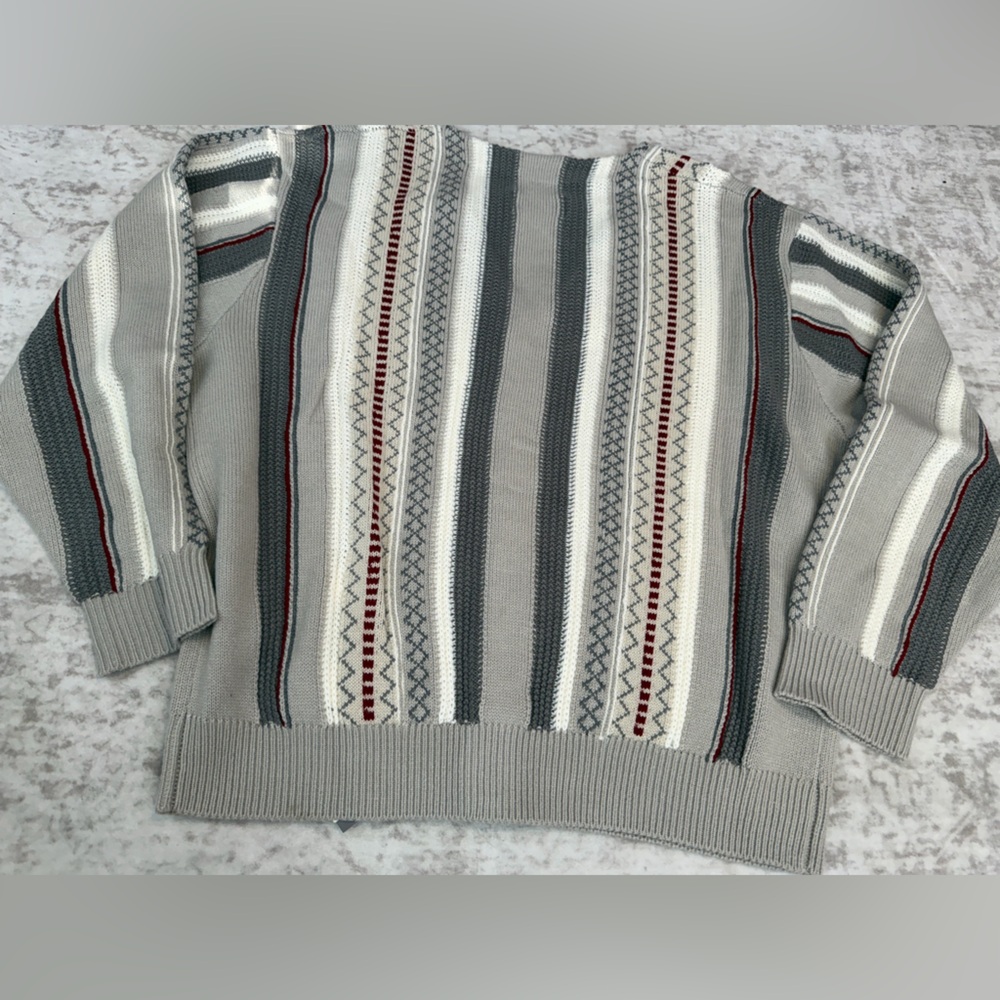 Chemist creations DAD'S_STRIPED_KNIT_CARDIGAN - Picture 6 of 6